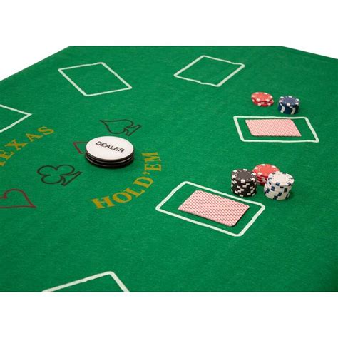 Tabletop Casino Felt Layout for Texas Holdem Poker .